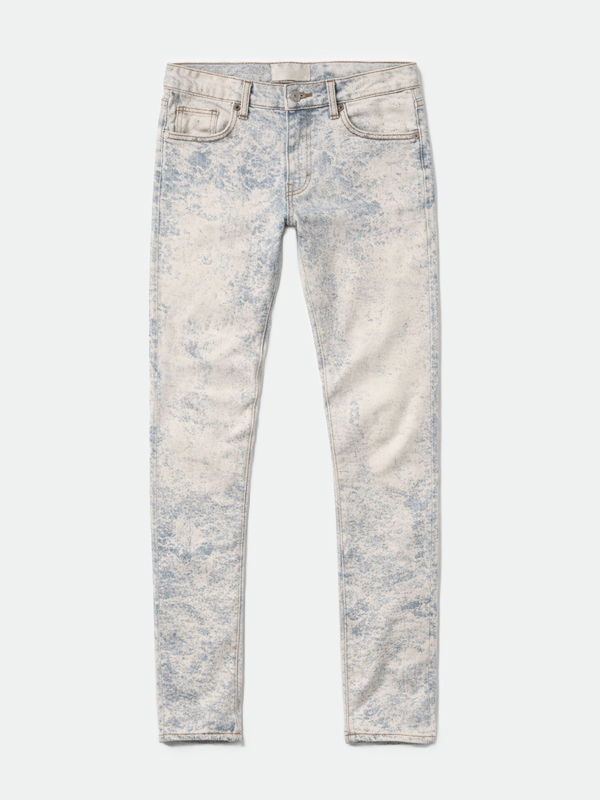 Embellish NYC Josh skinny jeans in cloud wash with slim stacked fit and textured denim finish